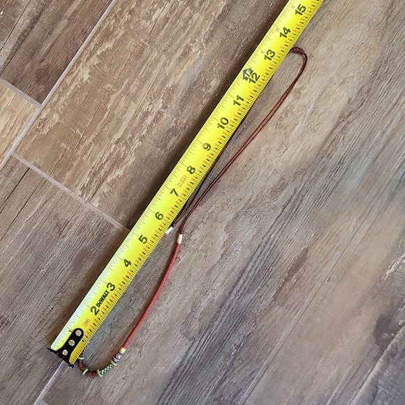 Vintage Long Silk Wrapped Necklace - Picture 6 of 6